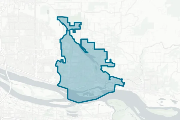 City of Camas — detail map