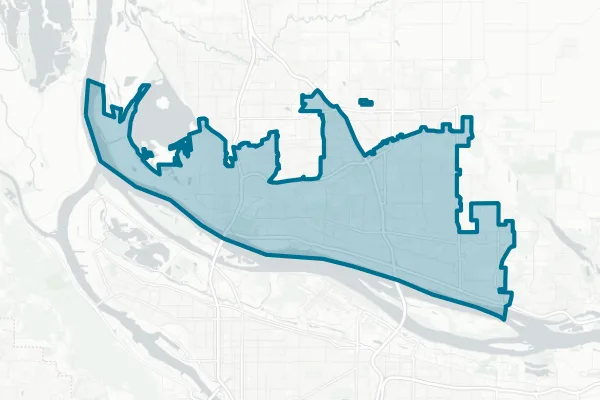 City of Vancouver — detail map