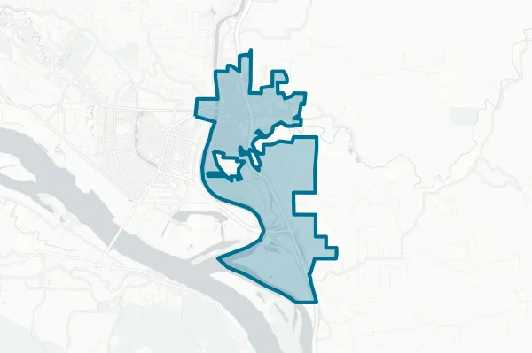 City of Kelso — detail map
