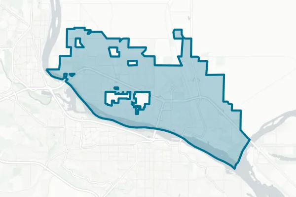 City of Pasco — detail map