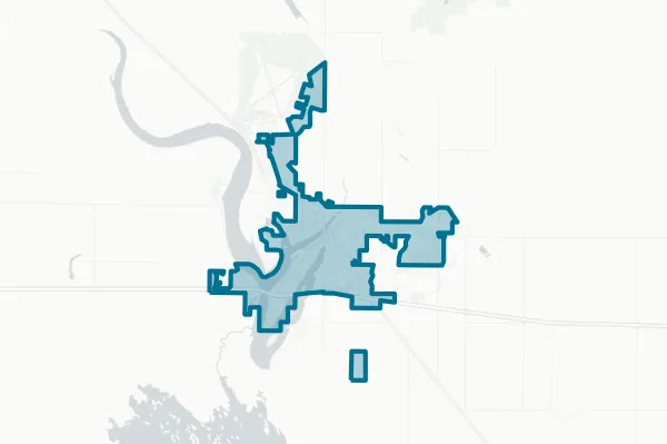 City of Moses Lake — detail map