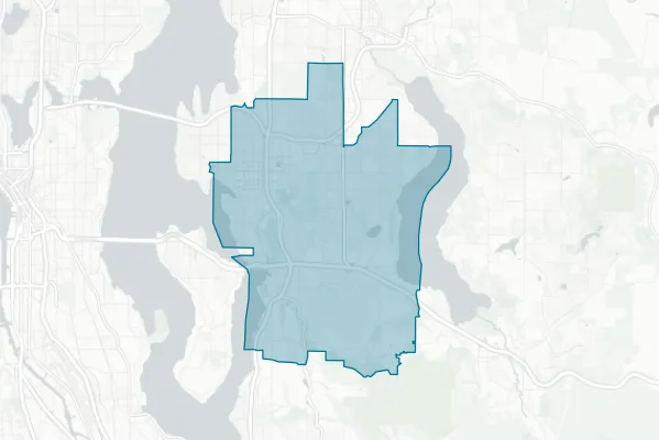City of Bellevue — detail map