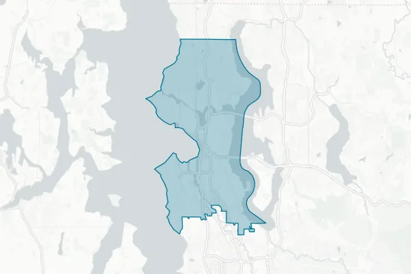 City of Seattle — detail map