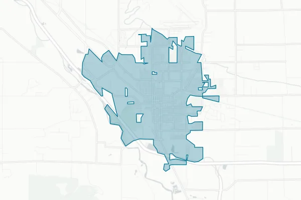 City of Ellensburg — detail map