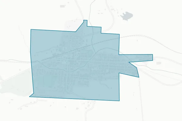 Town of Odessa — detail map