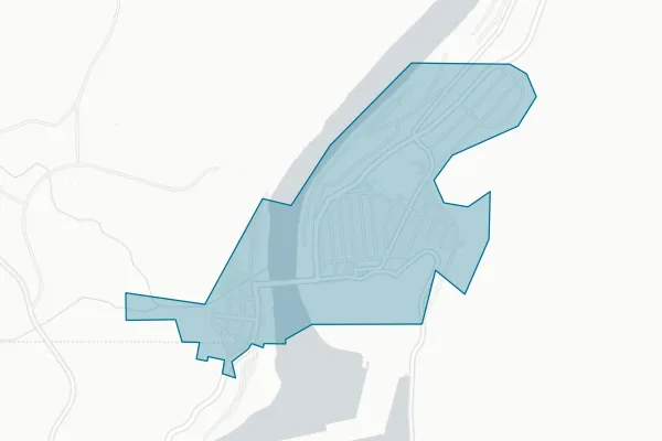 Town of Coulee Dam — detail map