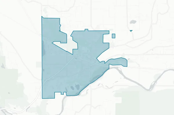 City of Monroe — detail map
