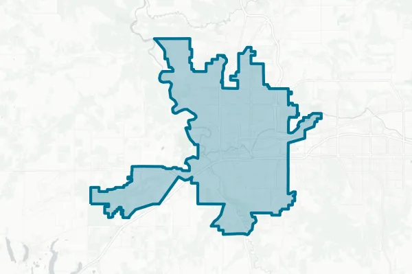 City of Spokane — detail map