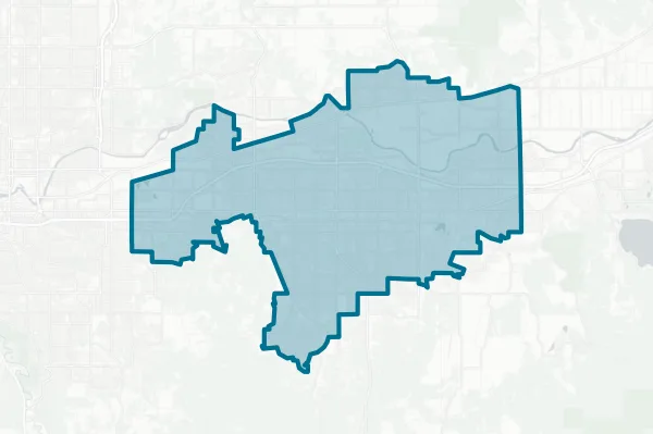Spokane Valley — detail map