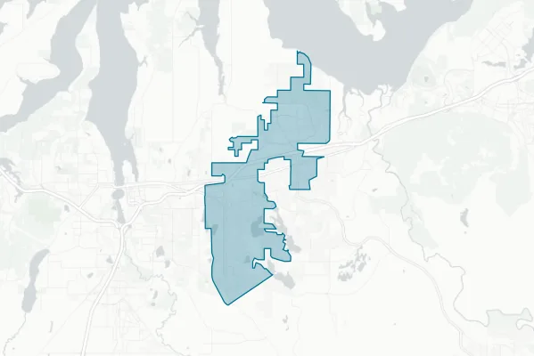 City of Lacey — detail map