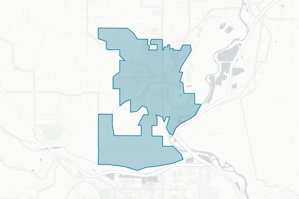 City of Selah — detail map
