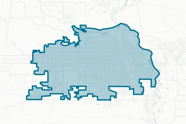 City of Yakima — detail map