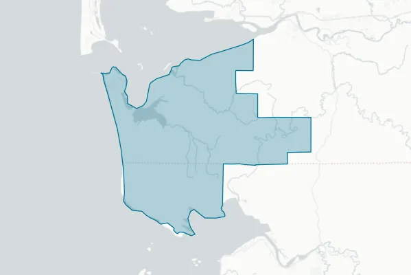 Ocosta School District No. 172 — detail map