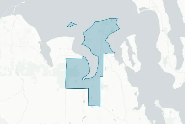 Port Townsend School District No 50 — detail map