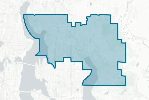 Lake Washington School District No. 414 — detail map