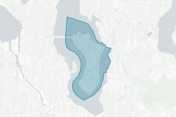 Mercer Island School District No. 400 — detail map