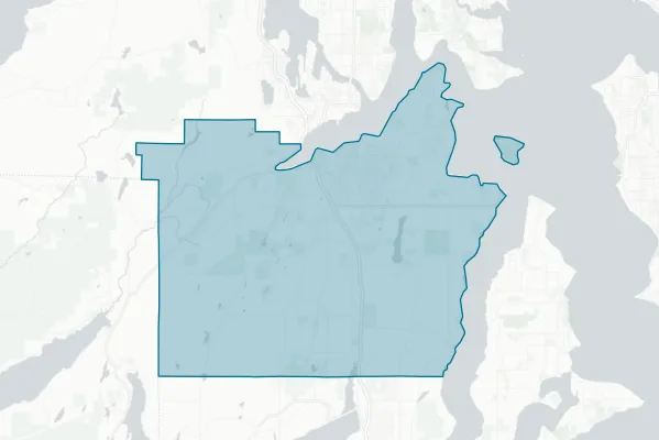 South Kitsap School District No. 402 — detail map