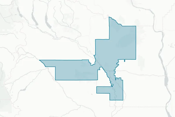 Ellensburg School District No. 401 — detail map