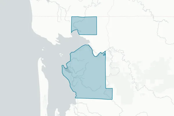 South Bend School District No. 118 — detail map