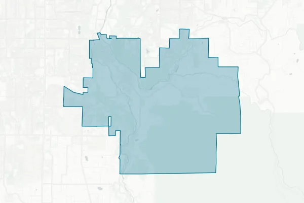 Orting School District No. 344 — detail map