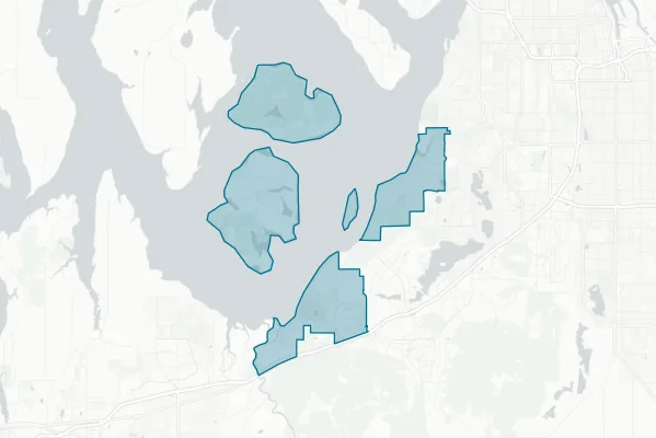 Steilacoom Historical School District No. 1 — detail map