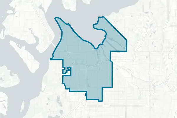 Tacoma School District No. 10 — detail map