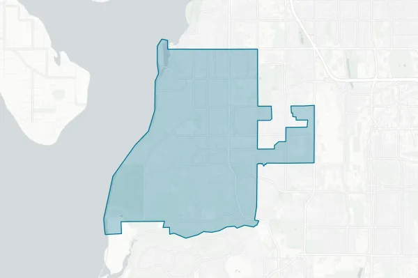 University Place School District No. 83 — detail map
