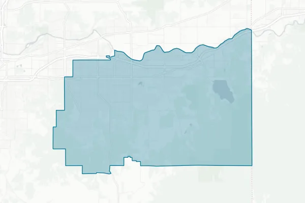 Central Valley School District No. 356 — detail map
