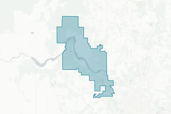 Nine Mile Falls School District No. 325/179 — detail map