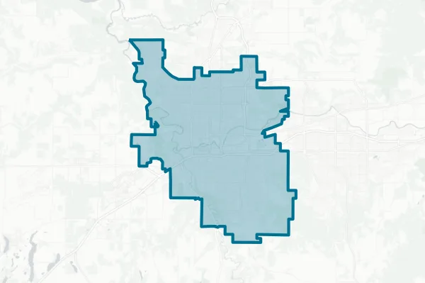 Spokane School District No. 81 — detail map
