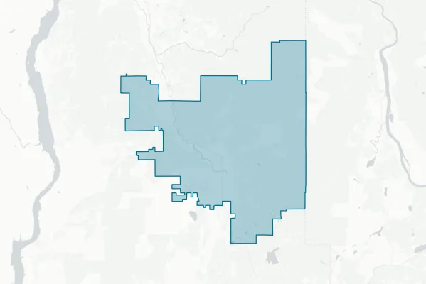 Chewelah School District — detail map