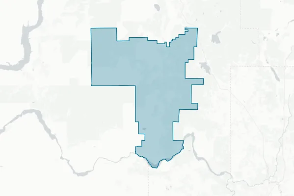 Mary Walker School District No. 207 — detail map