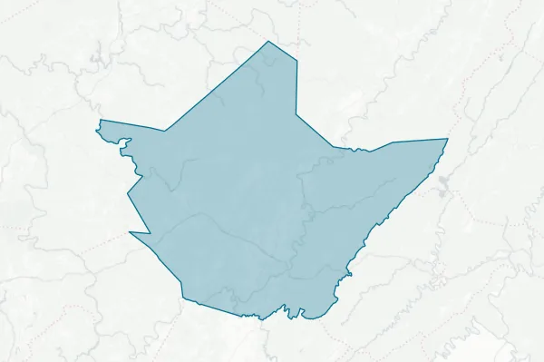 Greenbrier County Commission — detail map
