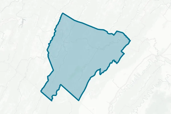 Hardy County Commission — detail map