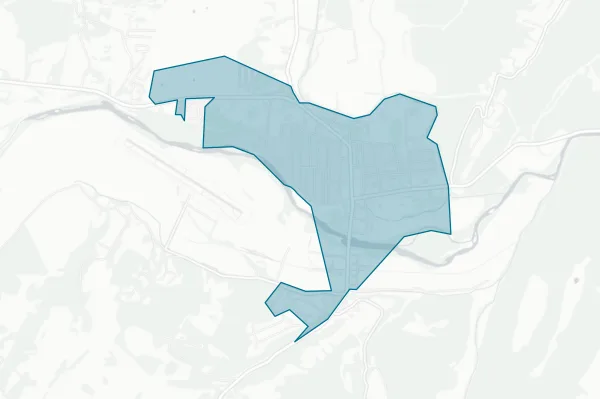 Municipality of Petersburg — detail map