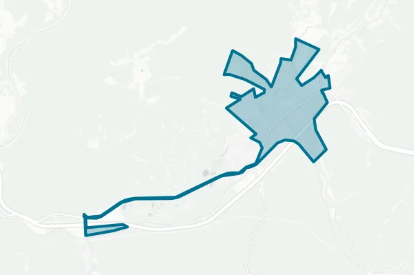 City of White Sulphur Springs — detail map