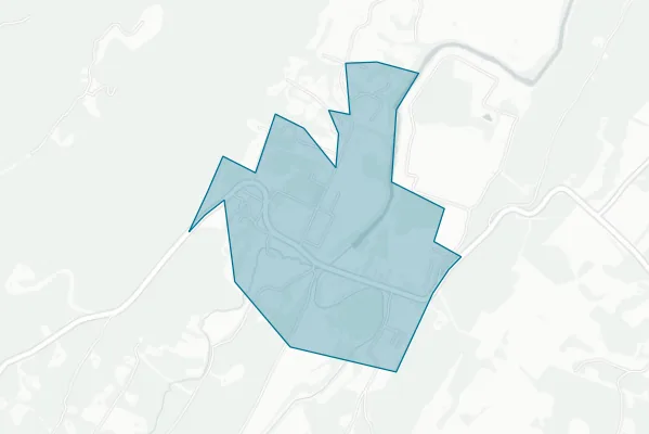 Town of Capon Bridge — detail map