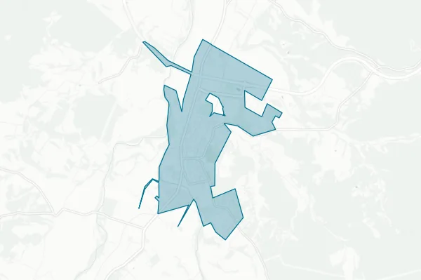 Town of Moorefield — detail map