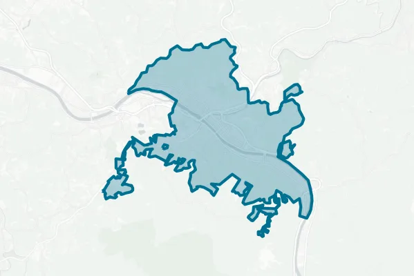 City of Charleston — detail map