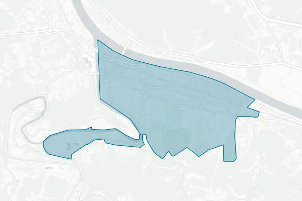 Municipality of St. Albans — detail map