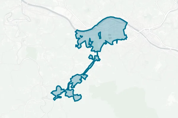 City of South Charleston — detail map