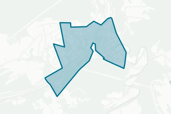 Town of Monongah — detail map