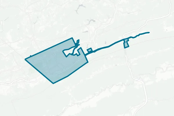 Municipality of Bluefield — detail map