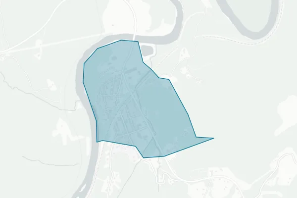 Town of Paw Paw — detail map