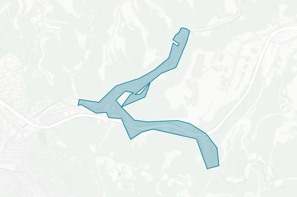 Town of Triadelphia — detail map