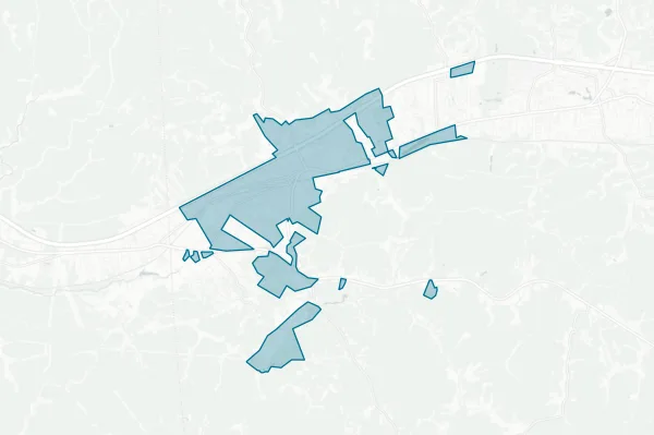 City of Hurricane — detail map
