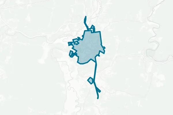 City of Elkins — detail map