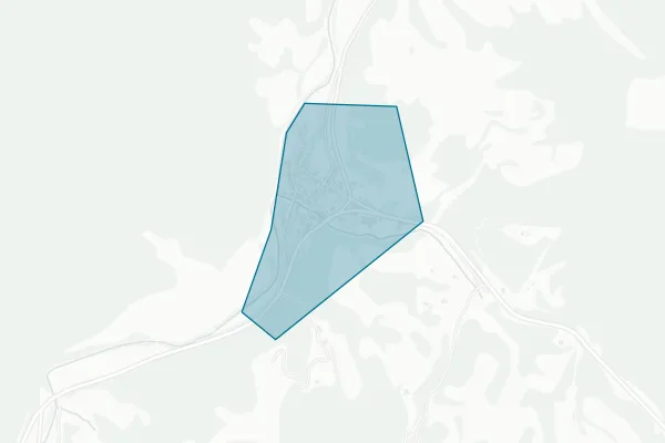 Town of Harman — detail map