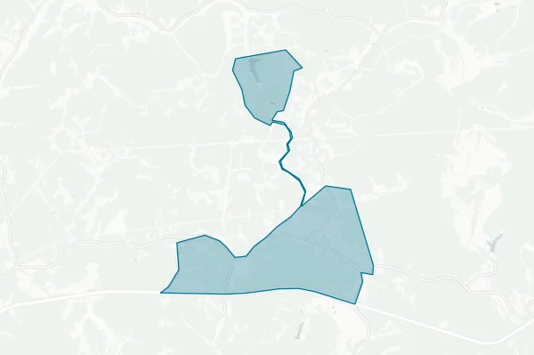 City of Pennsboro — detail map