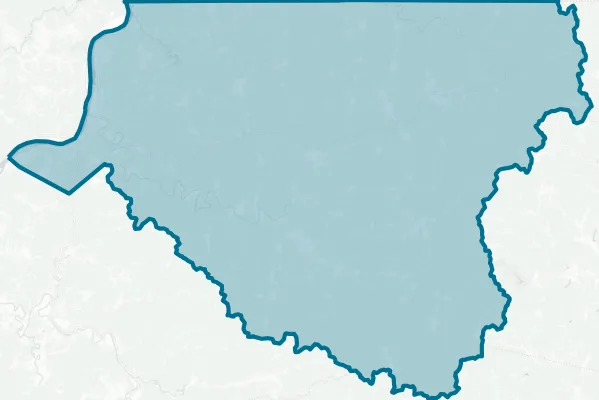 City of Paden City — detail map